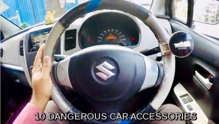 Tổng hợp 10 phụ kiện xe hơi gây nguy hiểm cho người lái