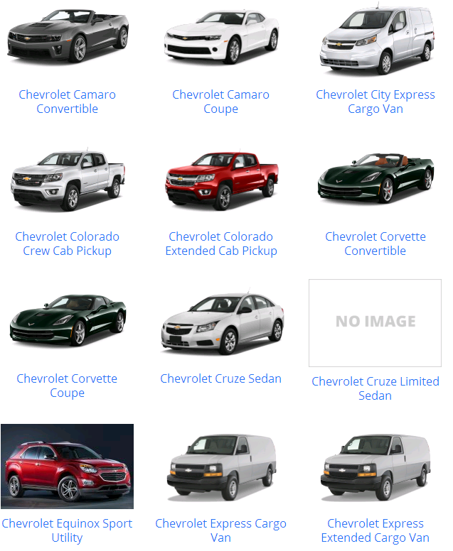 Điểm Danh Các Dòng Xe Chevrolet Từ Trước Đến Nay - Otochevrolet.Com.Vn